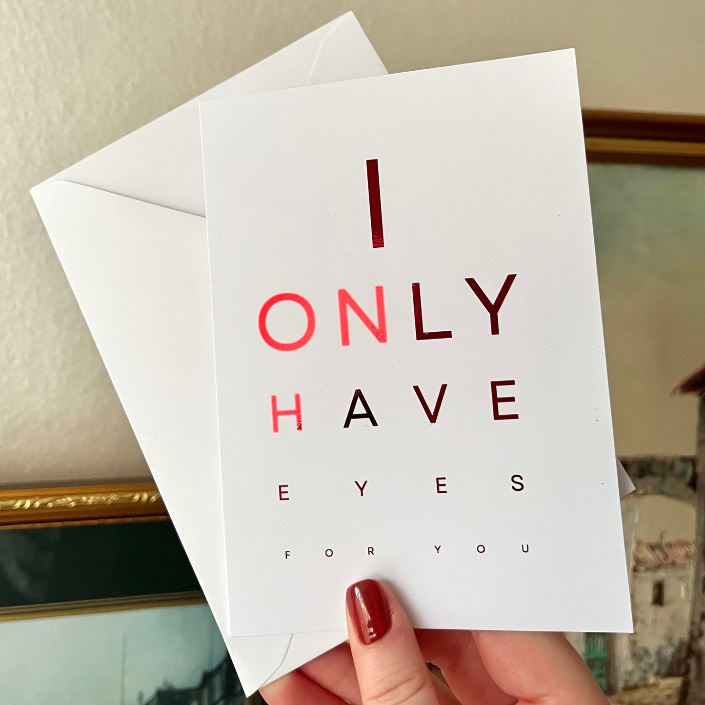 'Eyes for You' Greeting Card