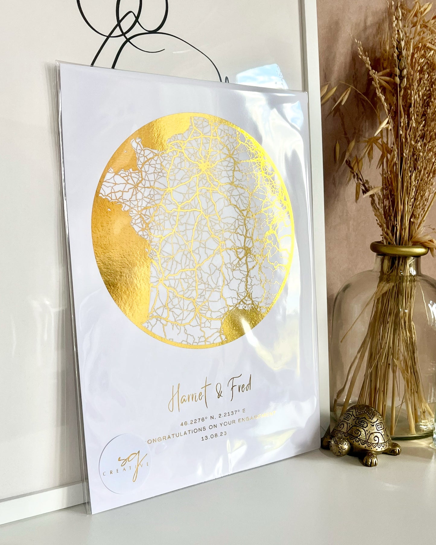 Personalised Map Print