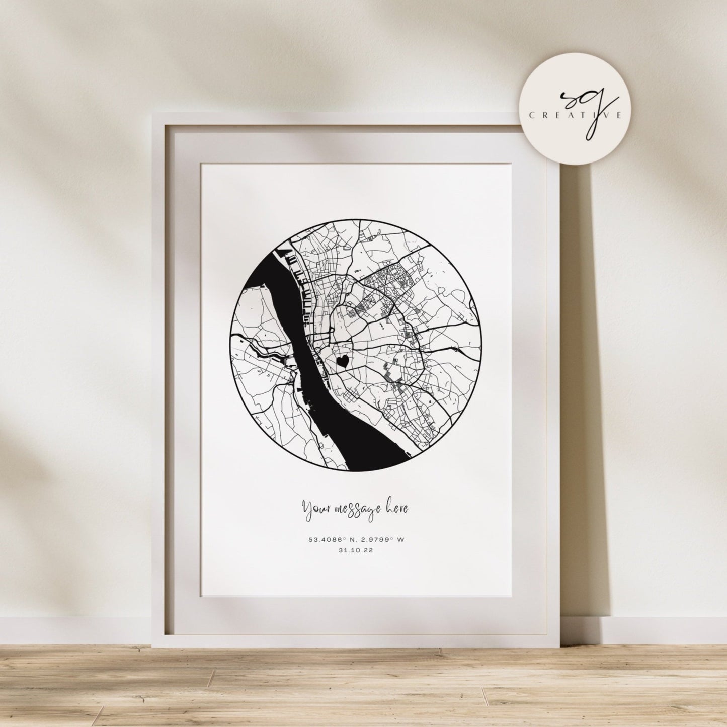 Personalised Map Print