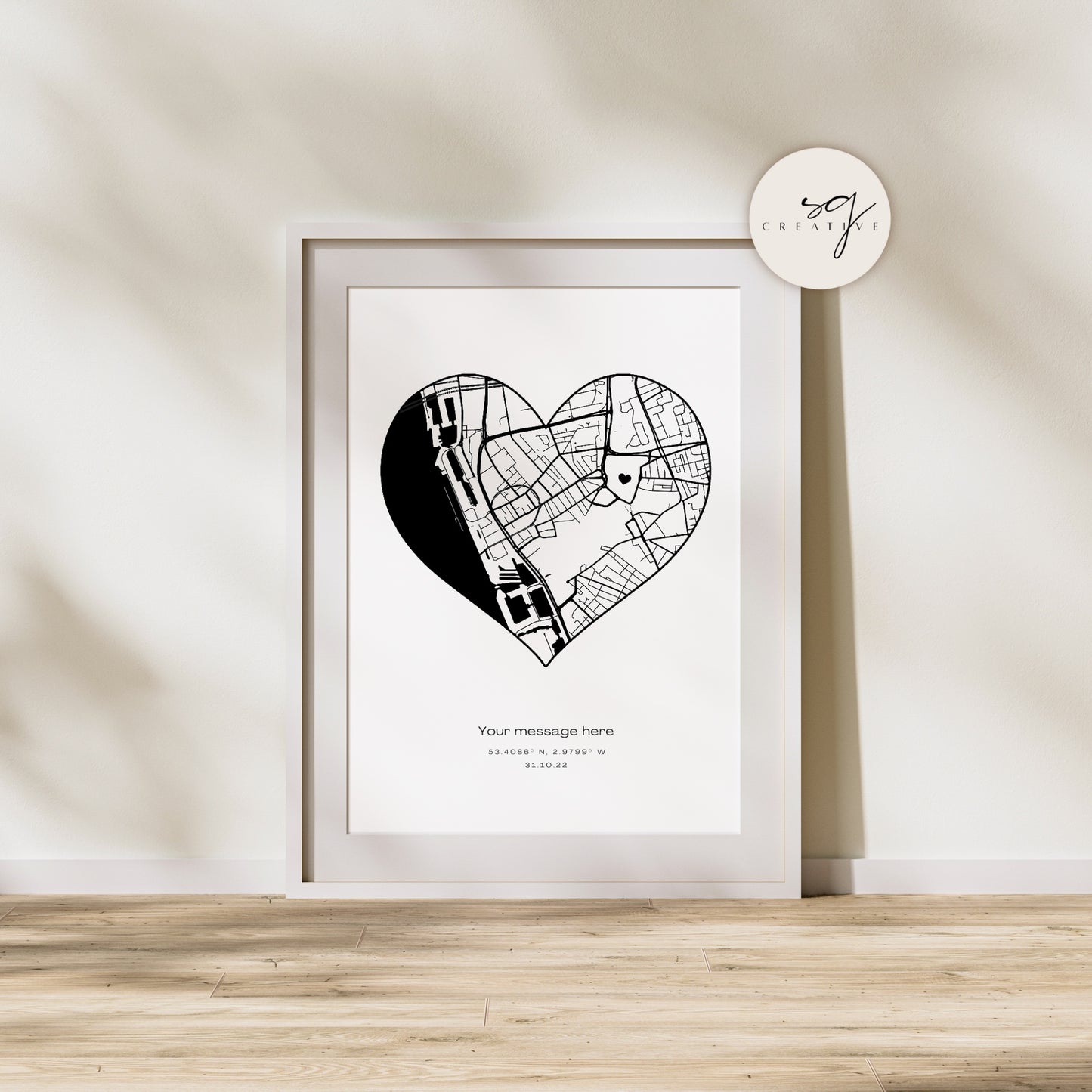 Personalised Map Print