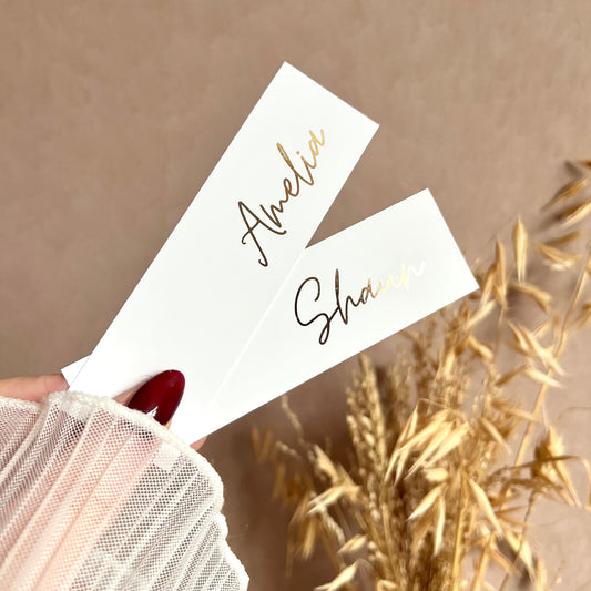 Foil Place Cards - Pack of 18