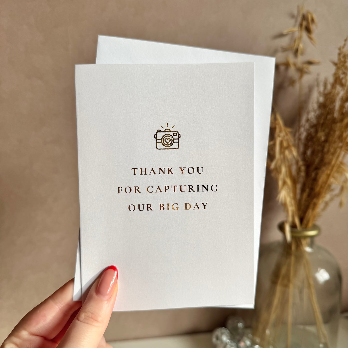 Thank You - Wedding Card
