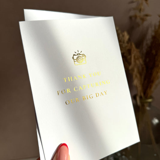 Thank You - Wedding Card