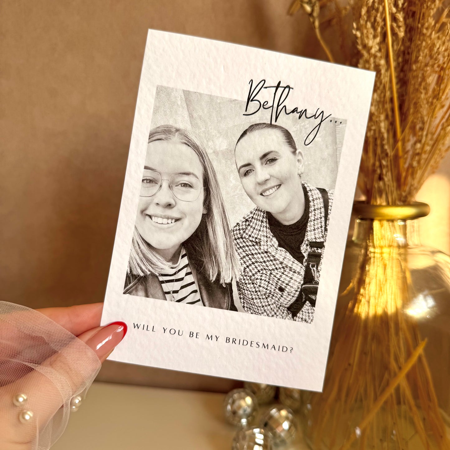 Bridesmaid / Maid of Honour Card