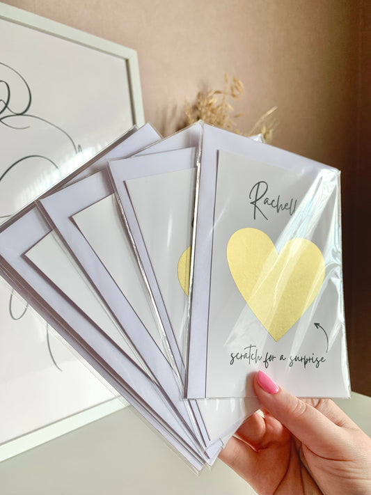 Personalised Scratch Reveal