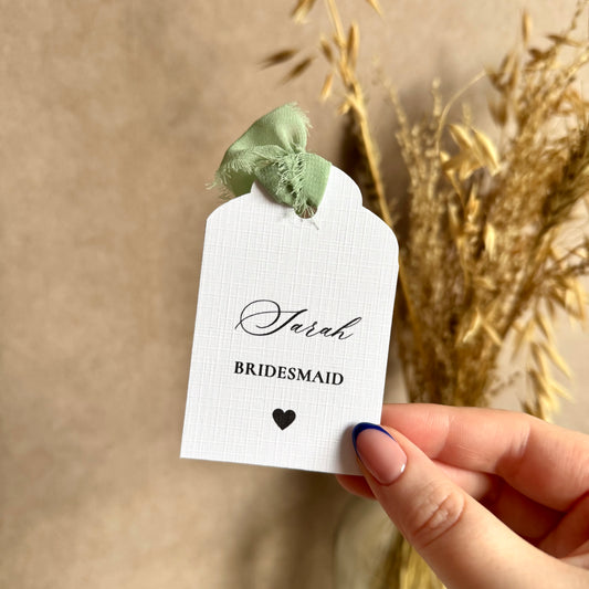 Bridal Party Hanger Name Tags