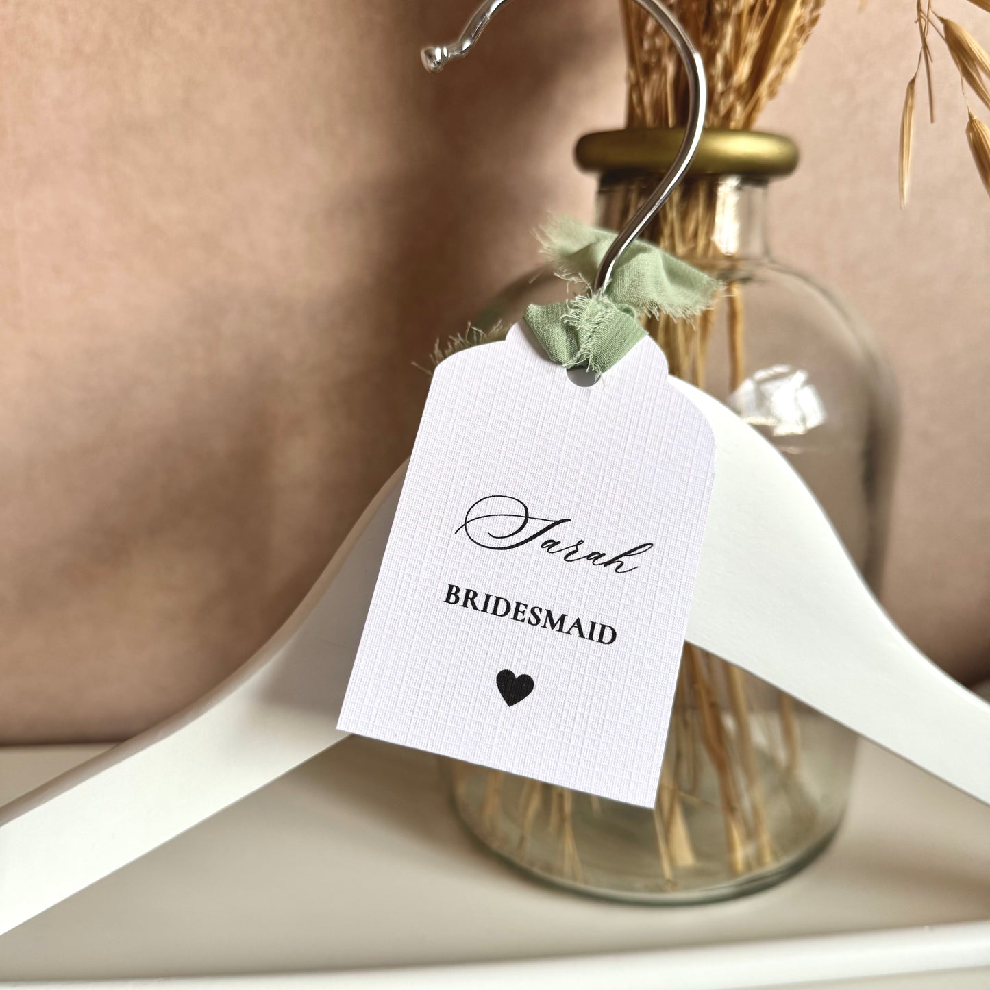 Bridal Party Hanger Name Tags