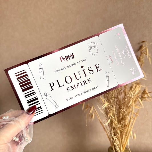 Personalised P.Louise Foil Voucher