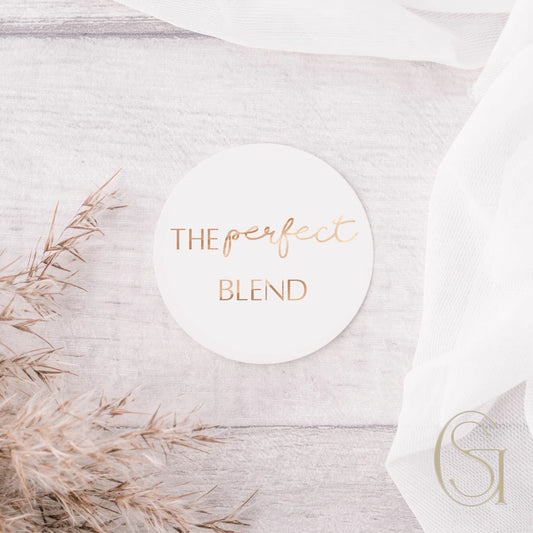 Matte White Stickers | Favours