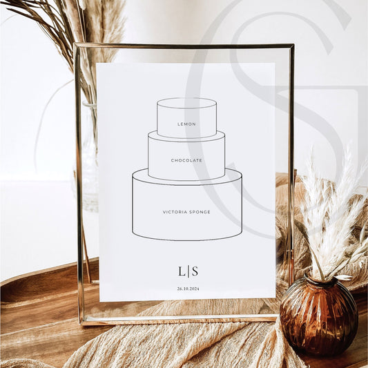 Cake - Wedding Signage
