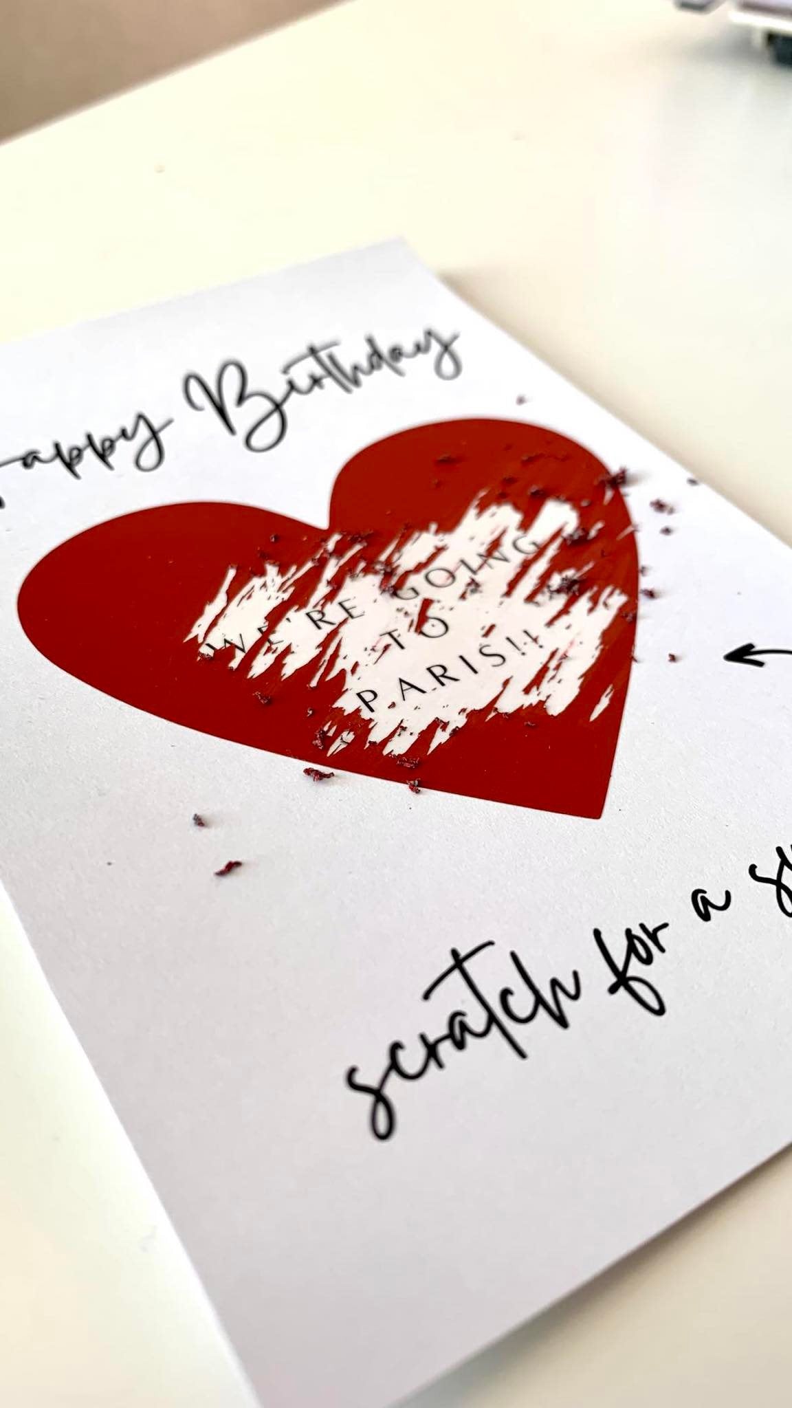 Birthday Gift Scratch Reveal