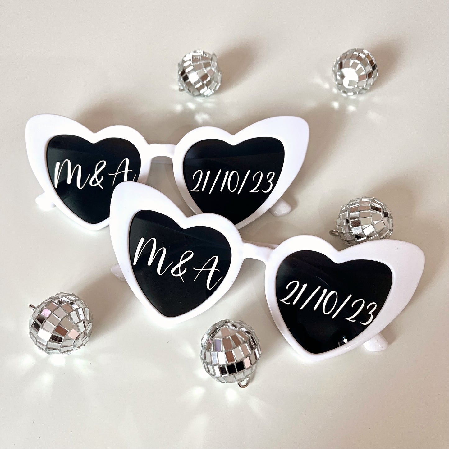 Personalised Heart Sunglasses