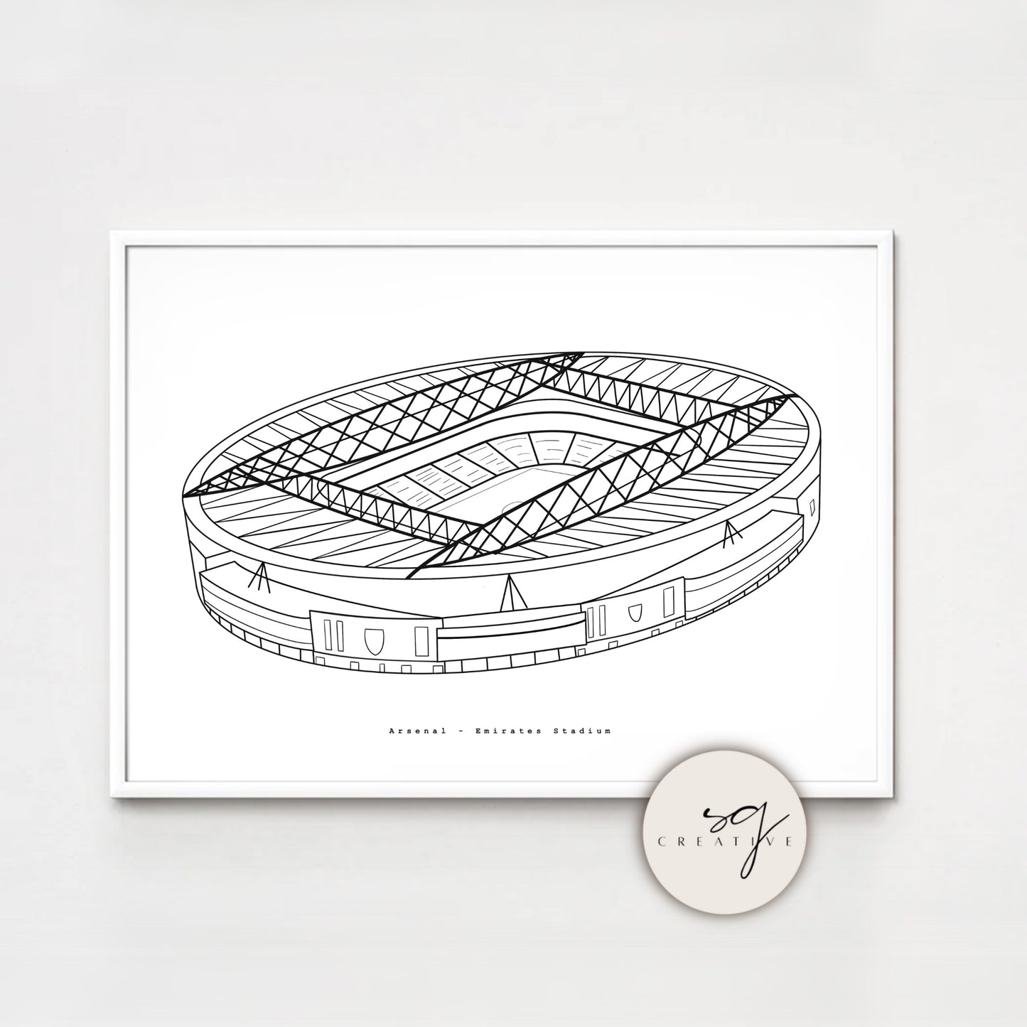 Arsenal Emirates Stadium Print