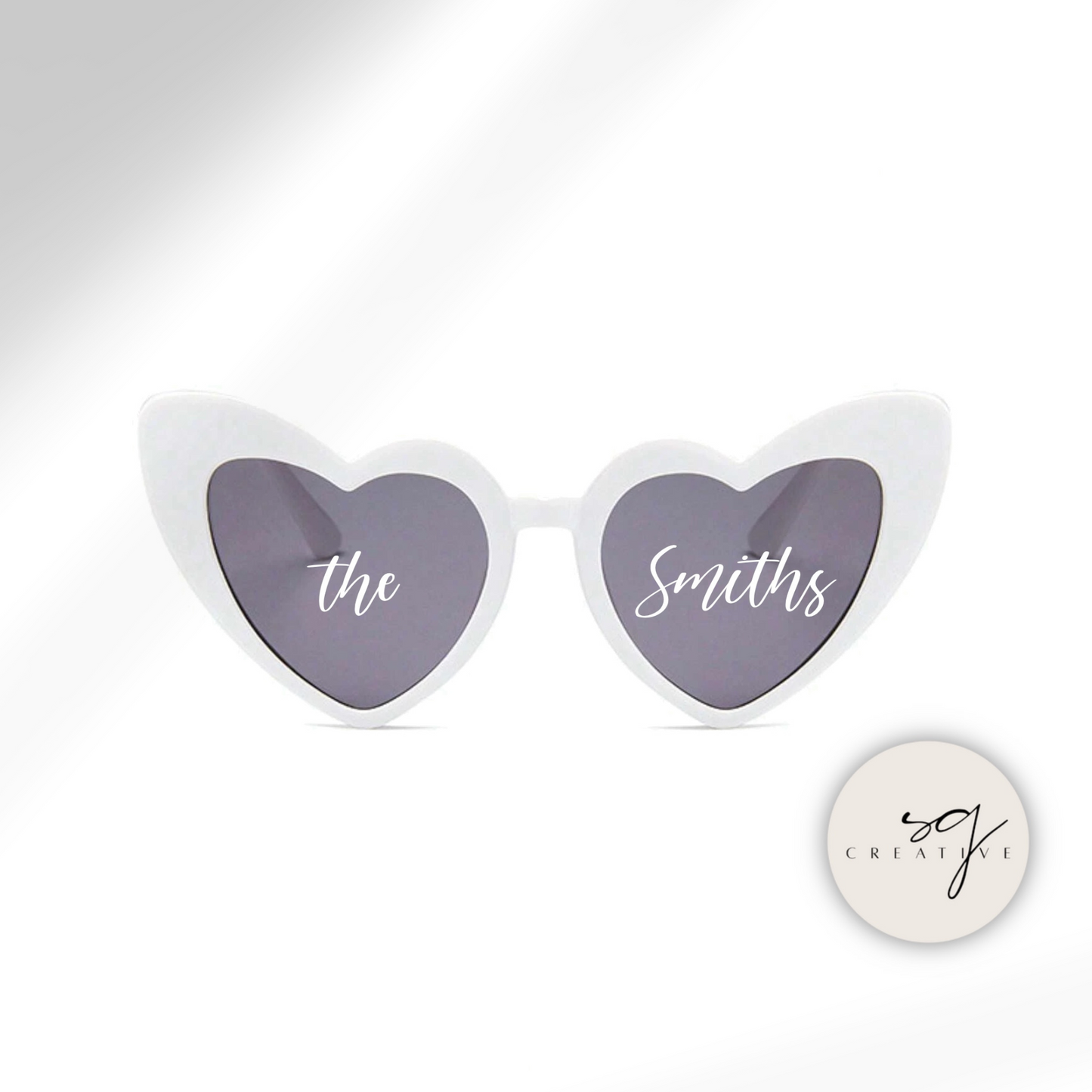 Personalised Heart Sunglasses