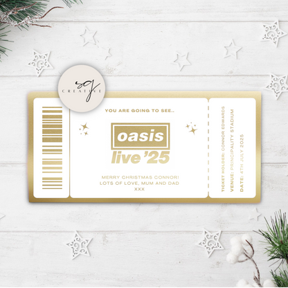 Oasis foil voucher