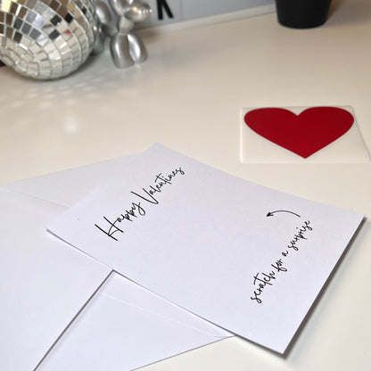 Valentines Gift Scratch Card