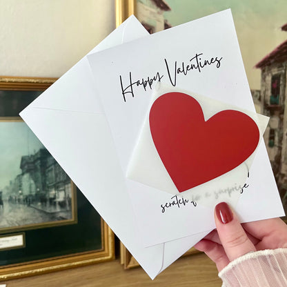 Valentines Gift Scratch Card