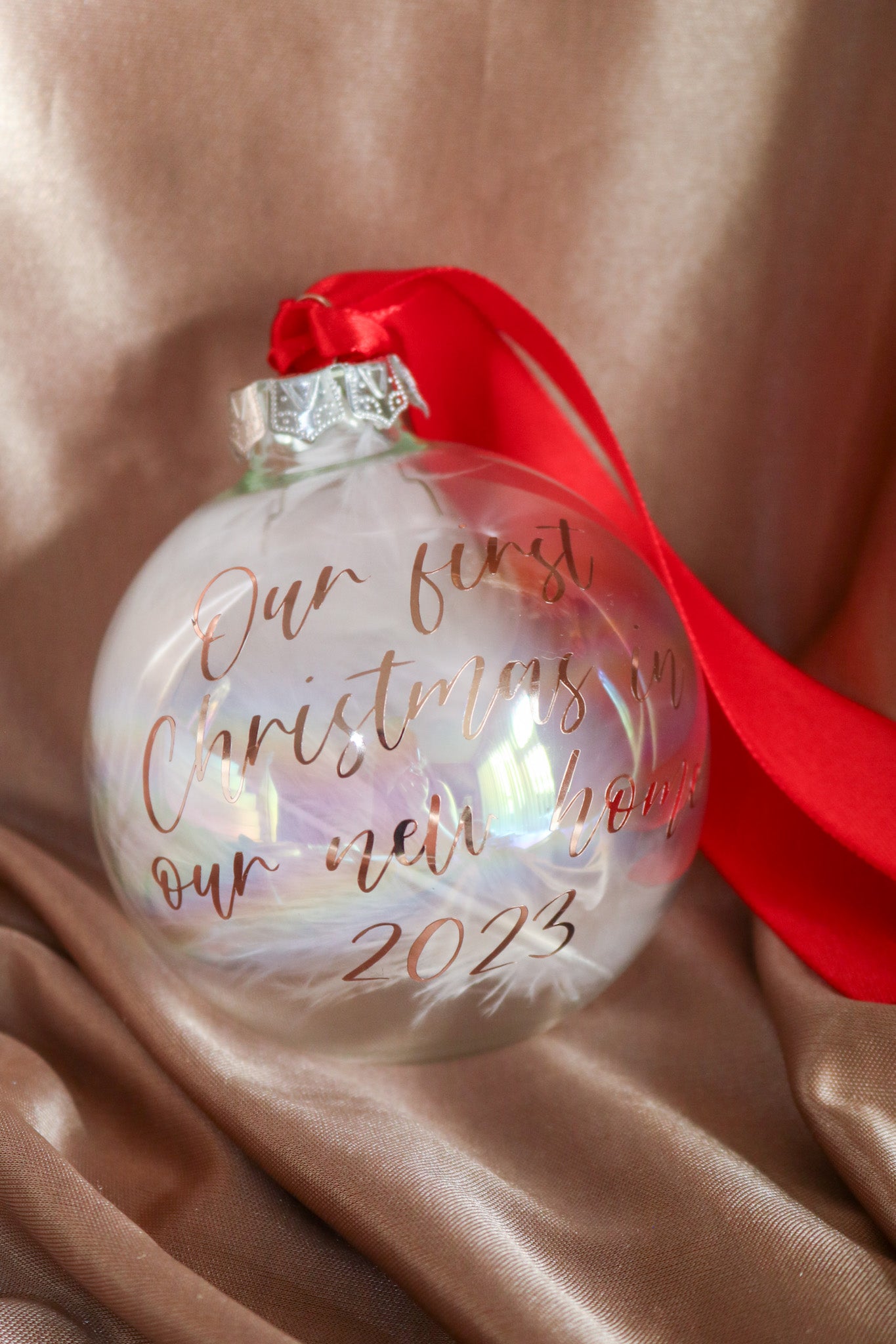 Personalised Glass Bauble