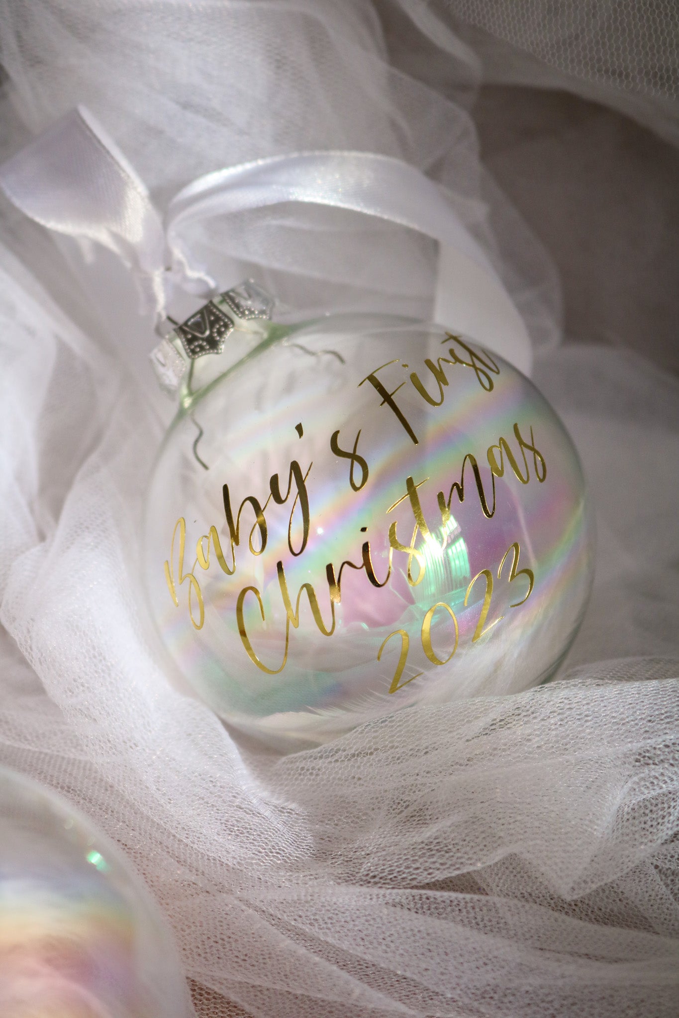 Personalised Glass Bauble