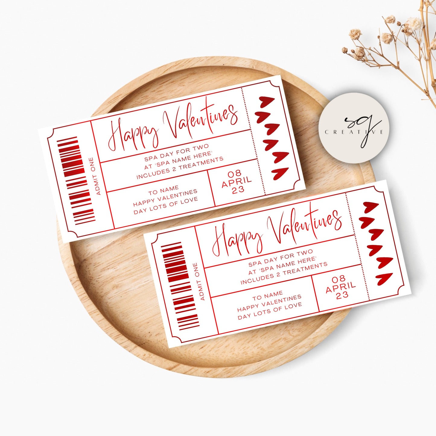 Personalised Valentines Gift Voucher