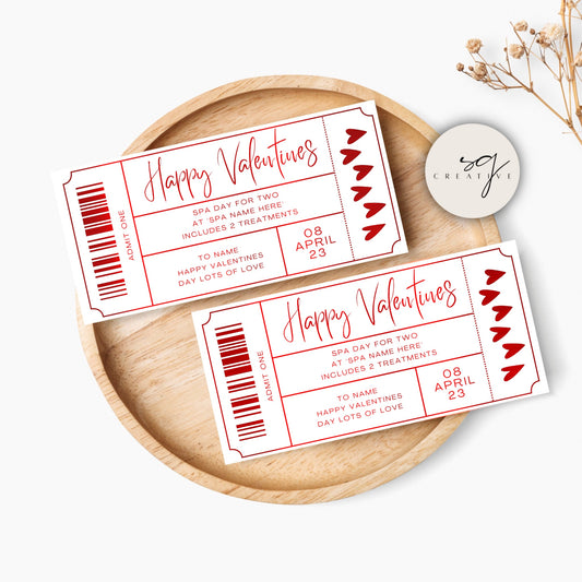 Personalised Valentines Gift Voucher