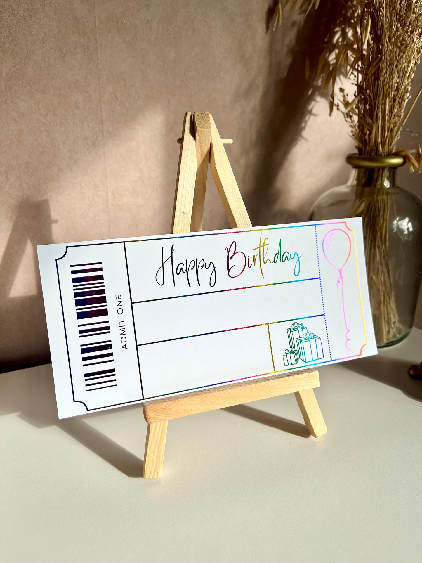 Write your own message - Birthday Voucher