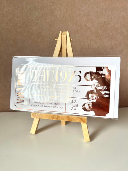 Personalised Image Concert Gift Voucher