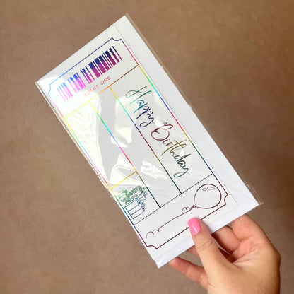 Write your own message - Birthday Voucher