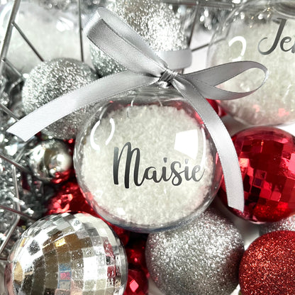 Plastic - Personalised Bauble