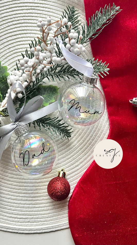 Small Glass Bauble Gift (6cm)