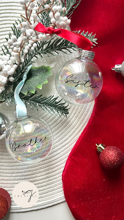 Small Glass Bauble Gift (6cm)