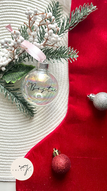 Small Glass Bauble Gift (6cm)