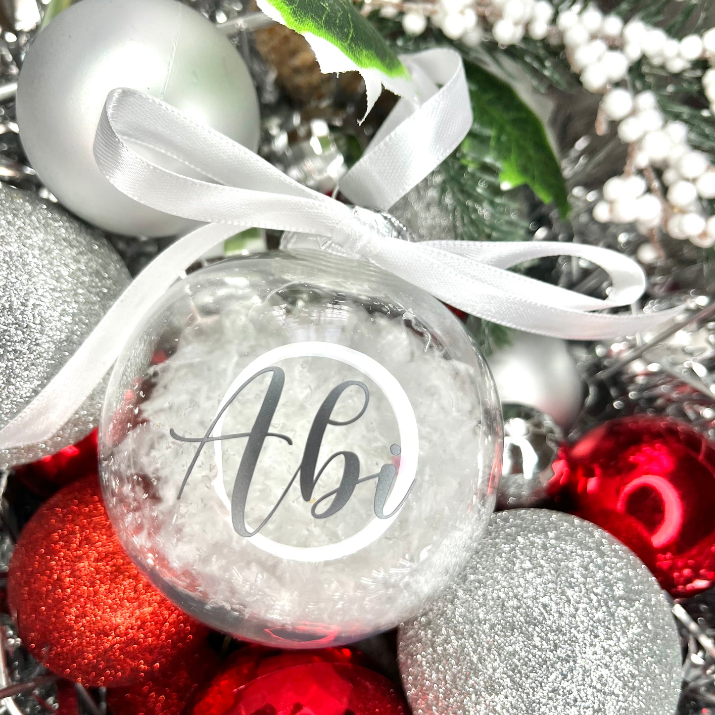 Plastic - Personalised Bauble