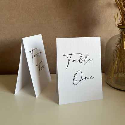 Freestanding Table Numbers