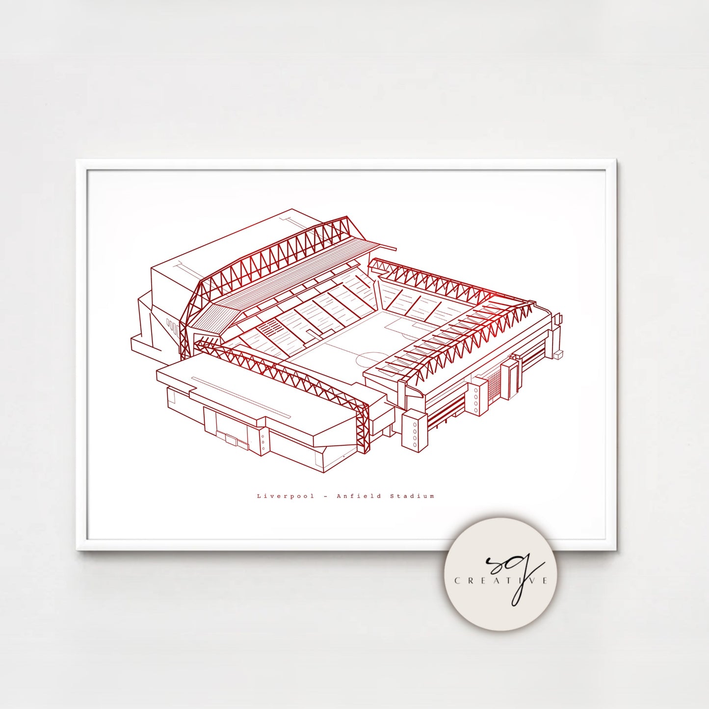 LFC Anfield Stadium Print