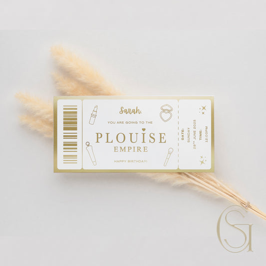Personalised P.Louise Foil Voucher