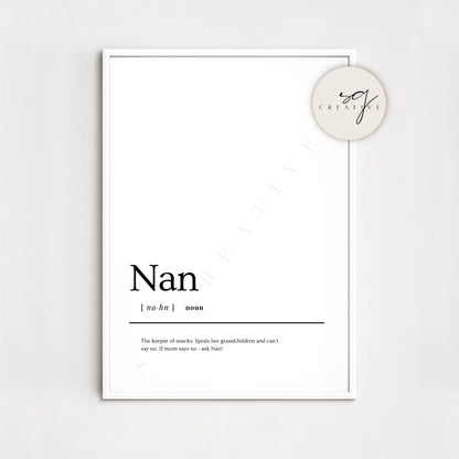 Noun Print | Multiple Designs