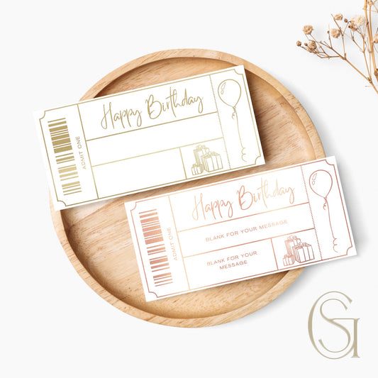 Write your own message - Birthday Voucher