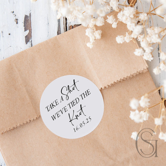 Stickers | Take a Shot We've Tied the Knot