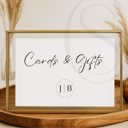 Metallic Foil Wedding Signage
