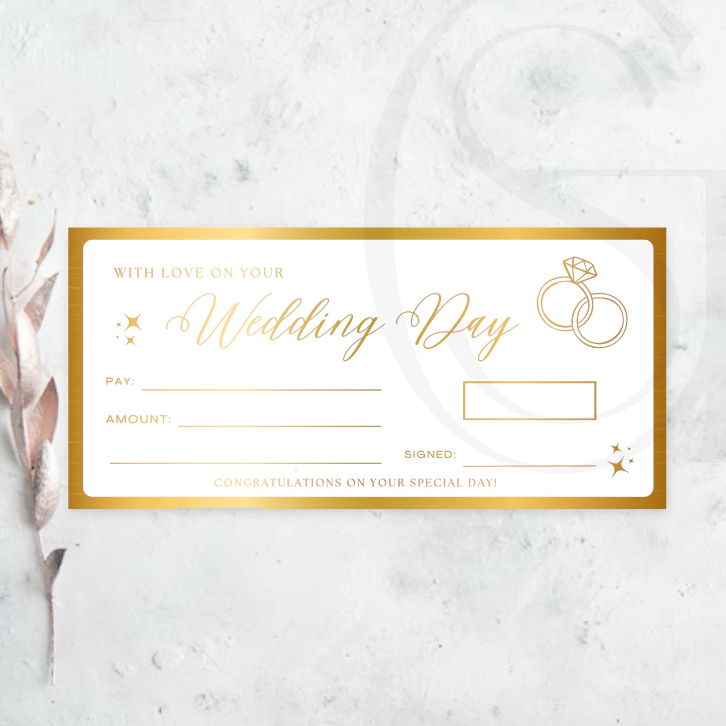 Wedding Gift Voucher